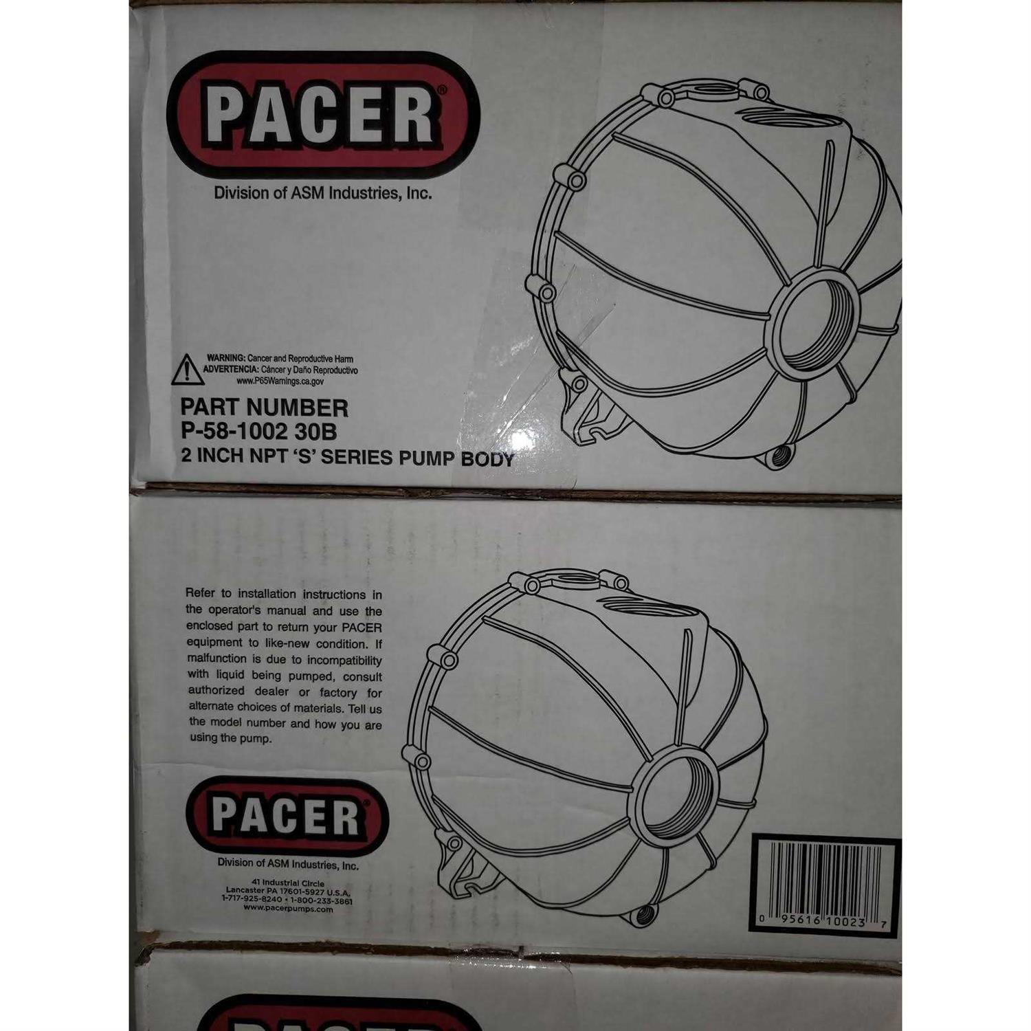 Pacer Pumps 58-1002 30B Pump Body for S Series Water Pump - Image 3