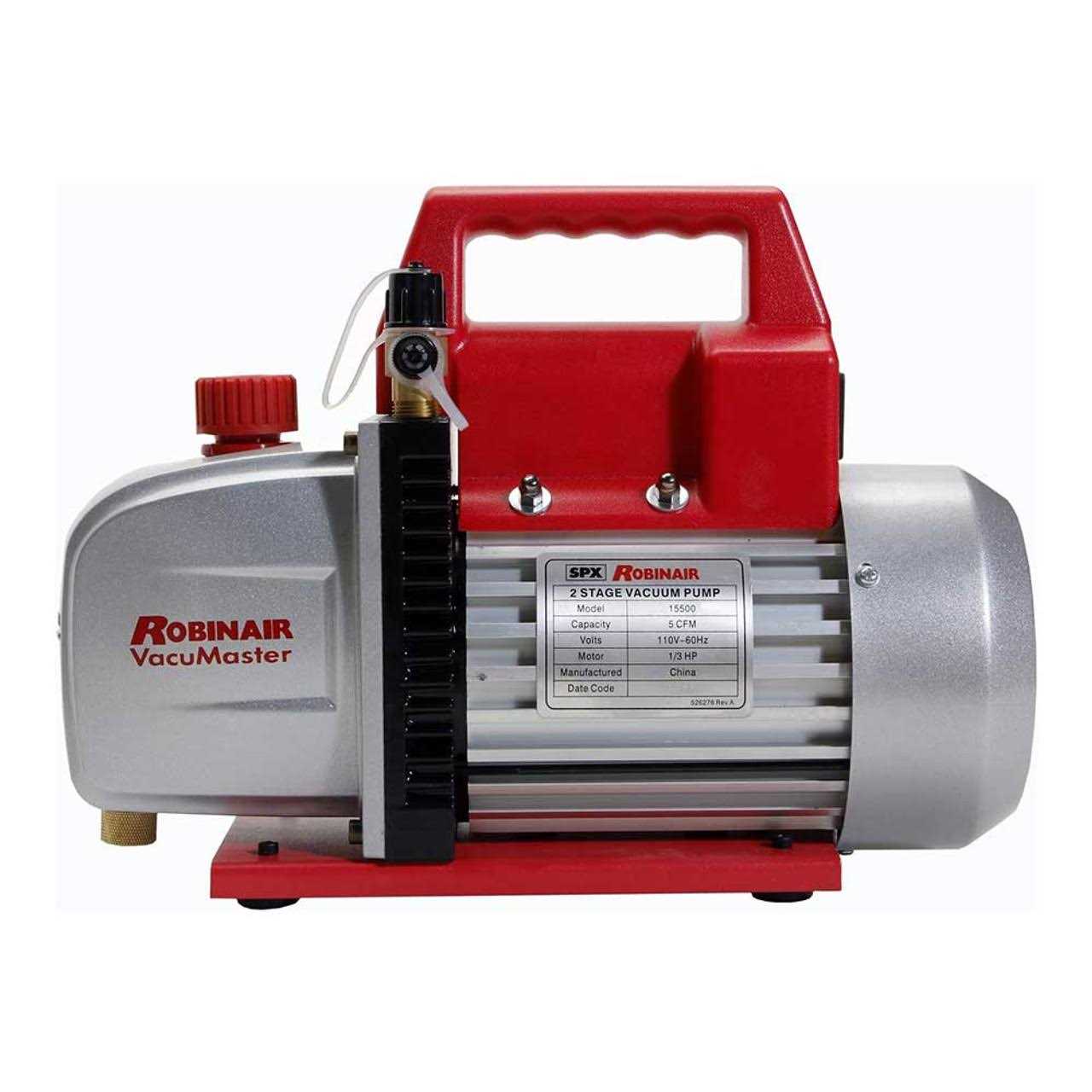 Robinair 15500 VacuMaster 5 CFM Vacuum Pump - Image 4
