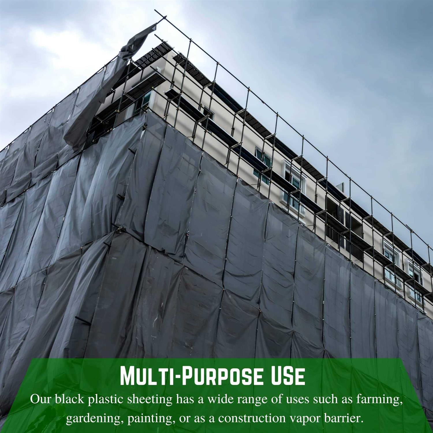 Farm Plastic Supply Black Plastic Sheeting mil - Image 3