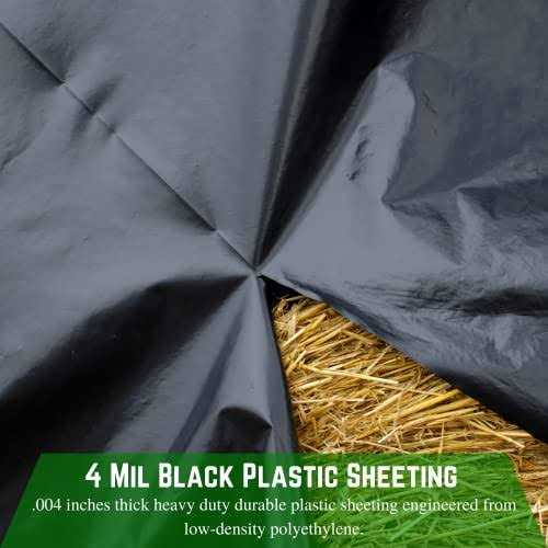 Farm Plastic Supply Black Plastic Sheeting mil - Image 5