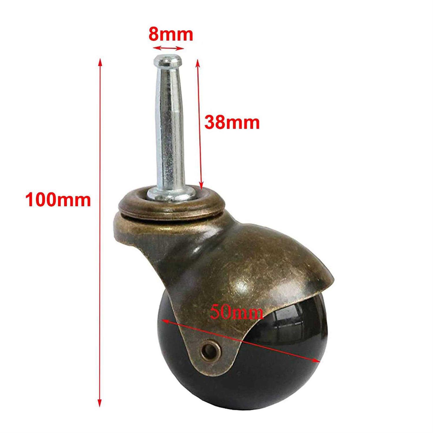 Furniture Ball Caster Wheels Vintage Furniture Replacement Castors for Chair - Image 5