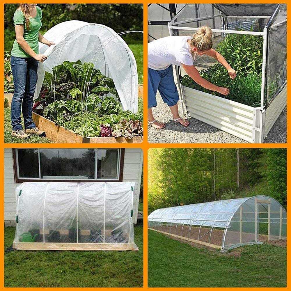 Clear Tarps Heavy Duty Waterproof for Greenhouse Garden Patio - Image 3