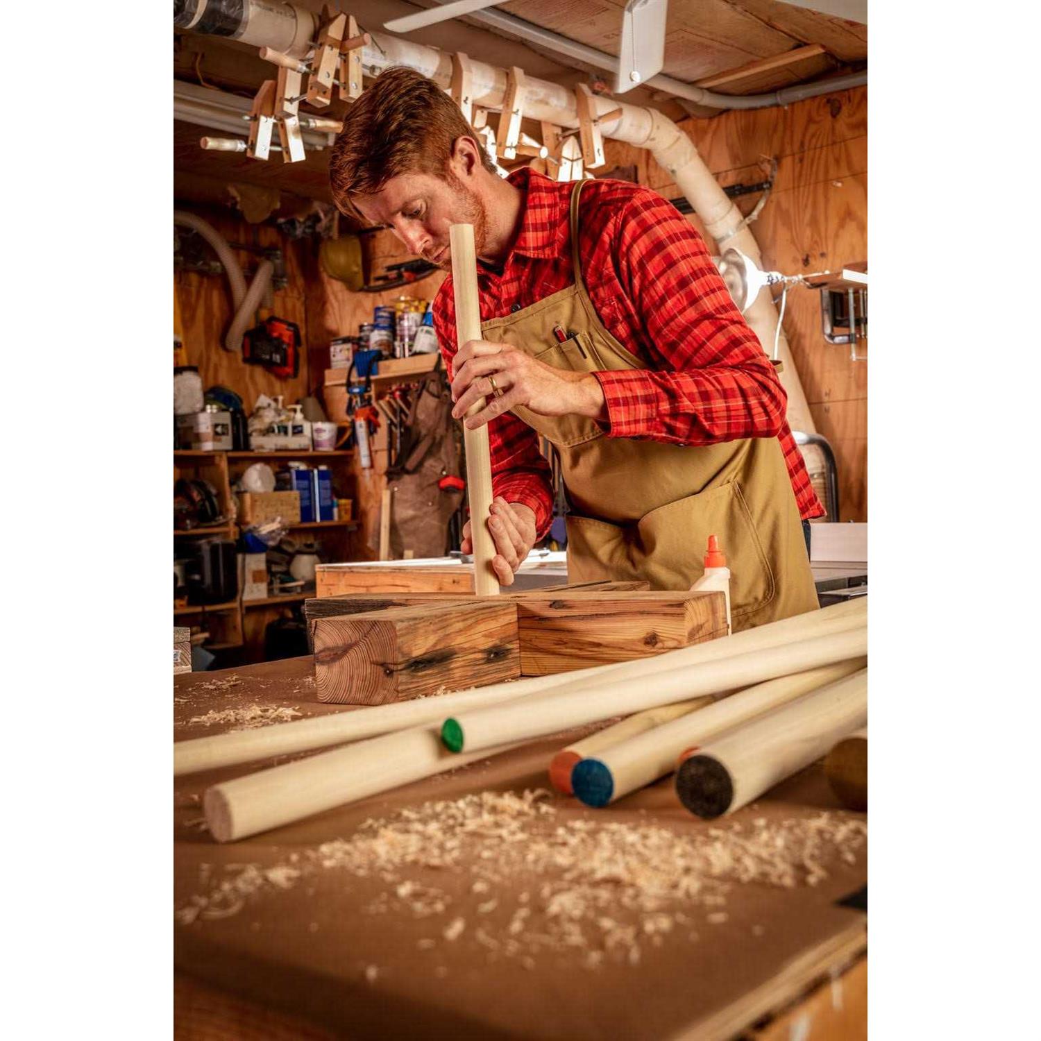 Madison Mill Dia x 48-in L Round Poplar Dowel - Image 3