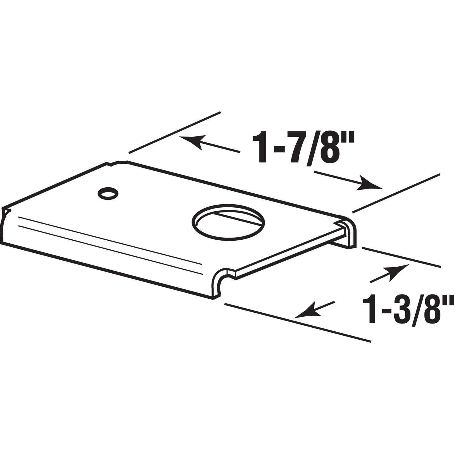 Prime-Line Bi-Fold Door Repair Bracket N 7192 - Image 4