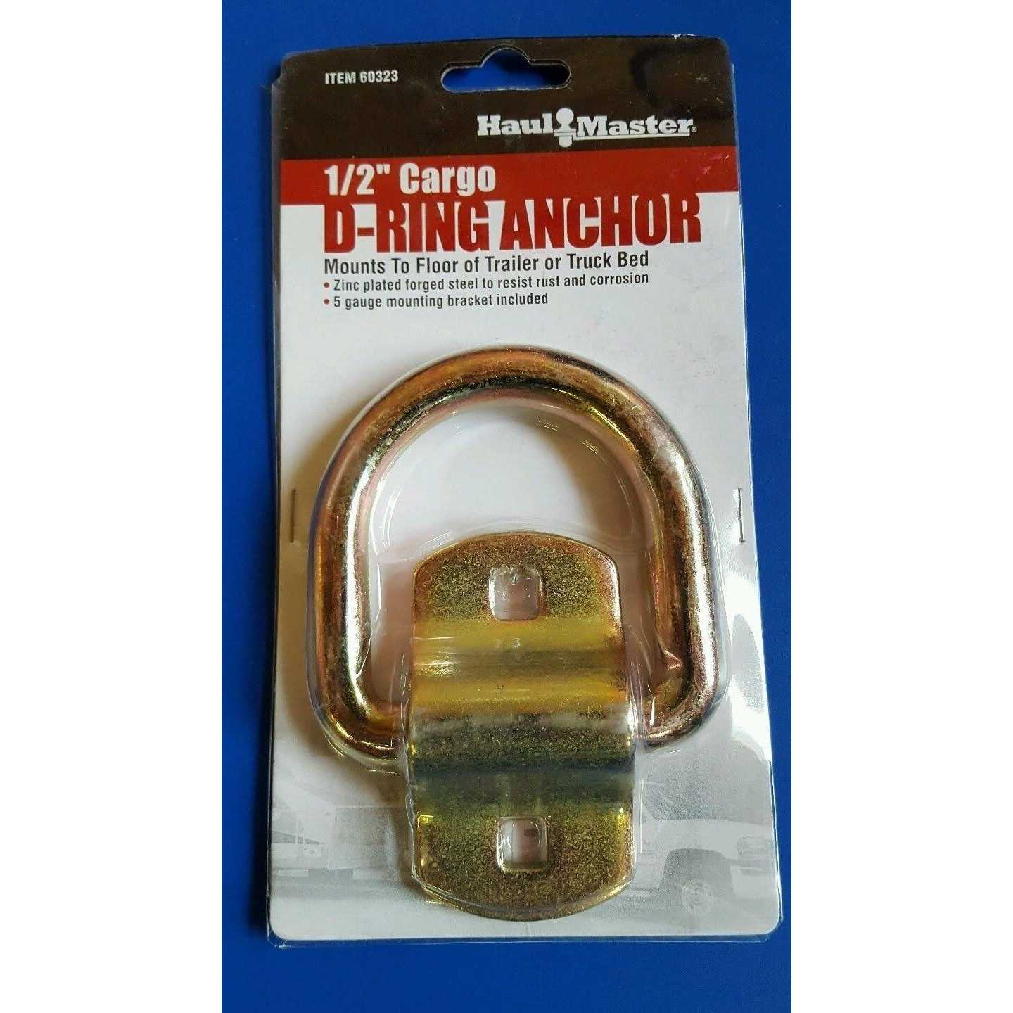 Haul-Master 1/2 in. Forged Cargo D-Ring Anchor - Image 3