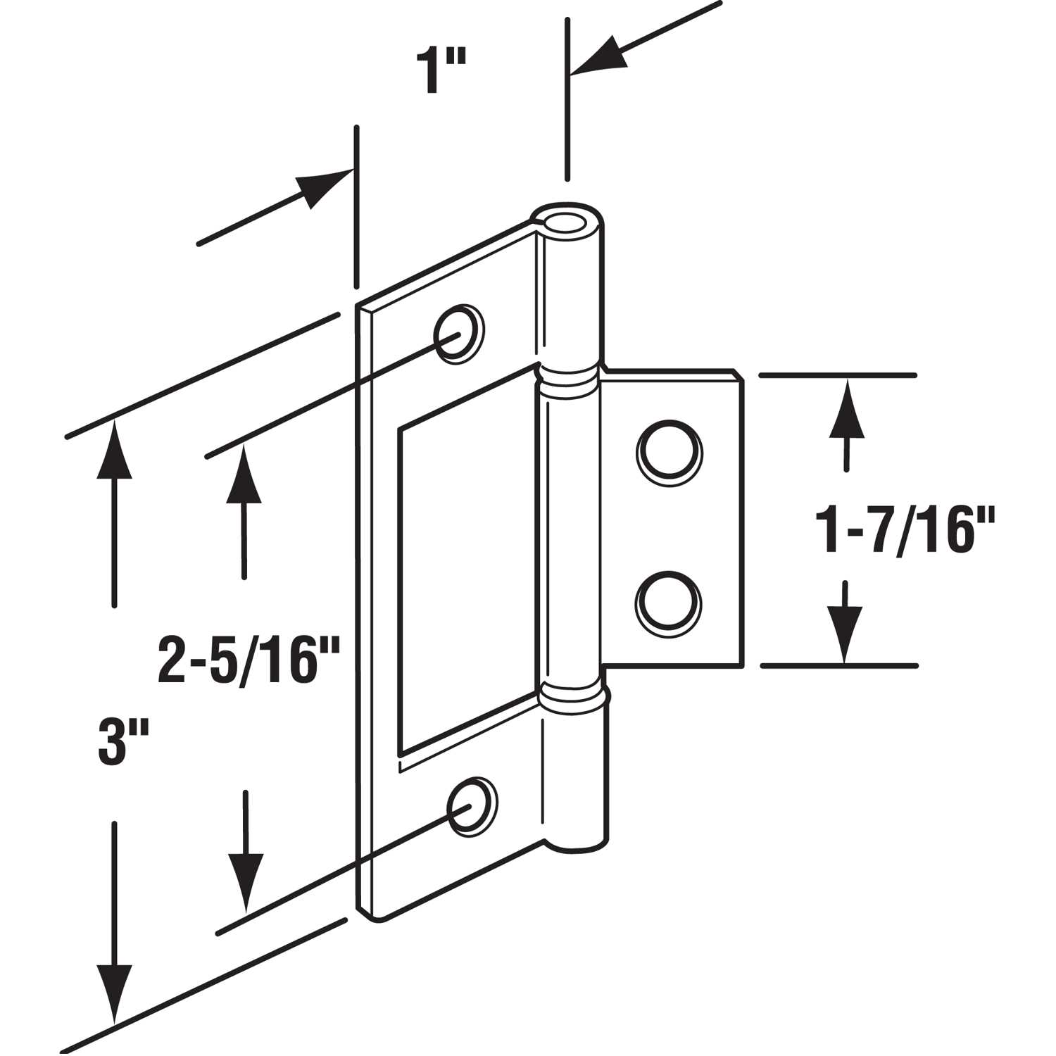 Prime Line N 7273 Bi-Fold Door Hinge - Image 5