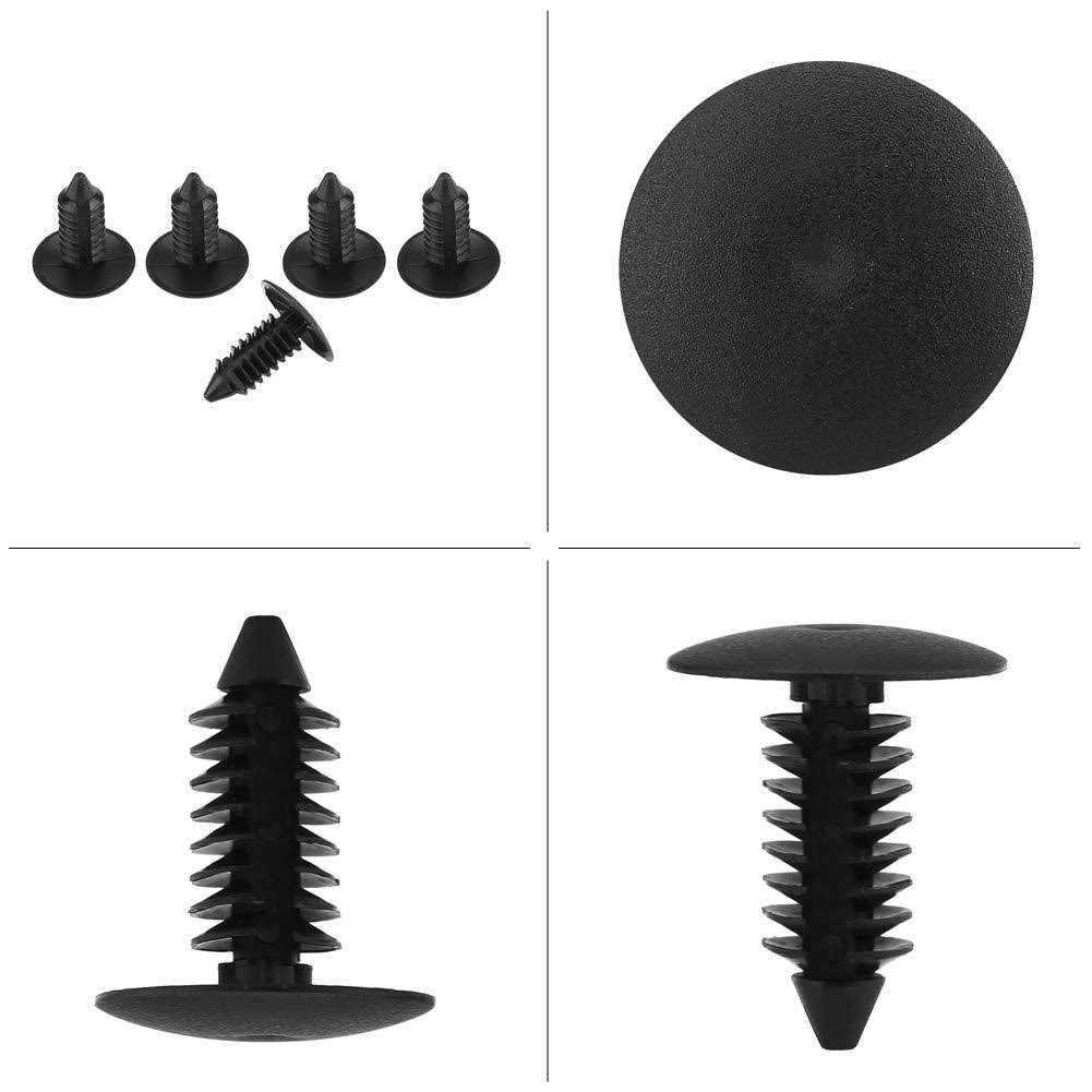 Fastener Rivet Clips Car Push Retainer Clips 100pcs Universal Nylon Car Door Trim Bumper Screws Fastener Plastic Clips - Image 3