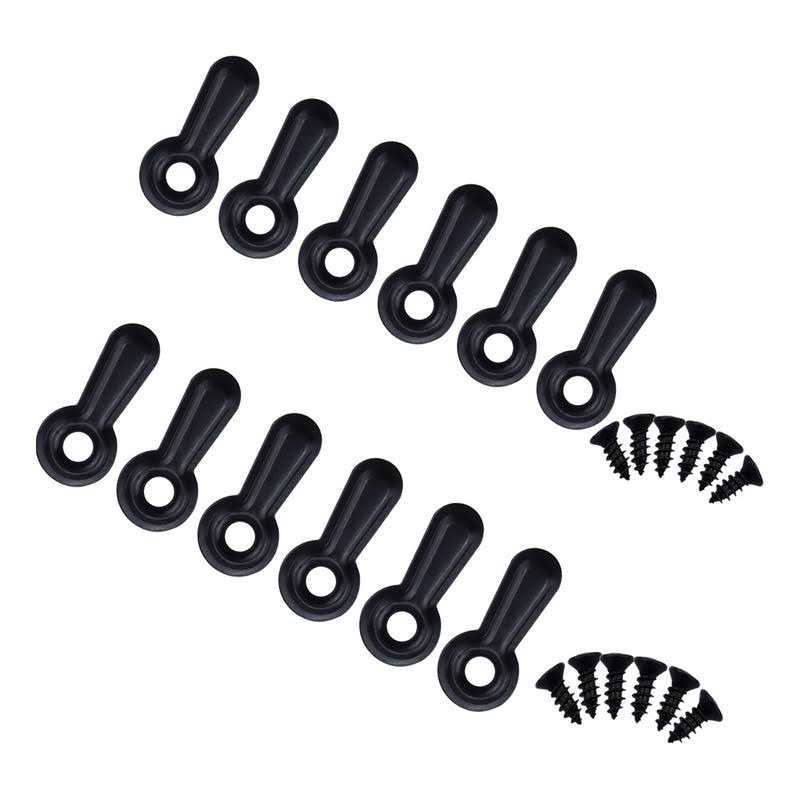 Picture Frame Turn Button Fasteners Set 100 Pieces Picture Frame Hardware Backing Clips Photo Frame Hardware Clips with 100 Pieces Screws - Image 4