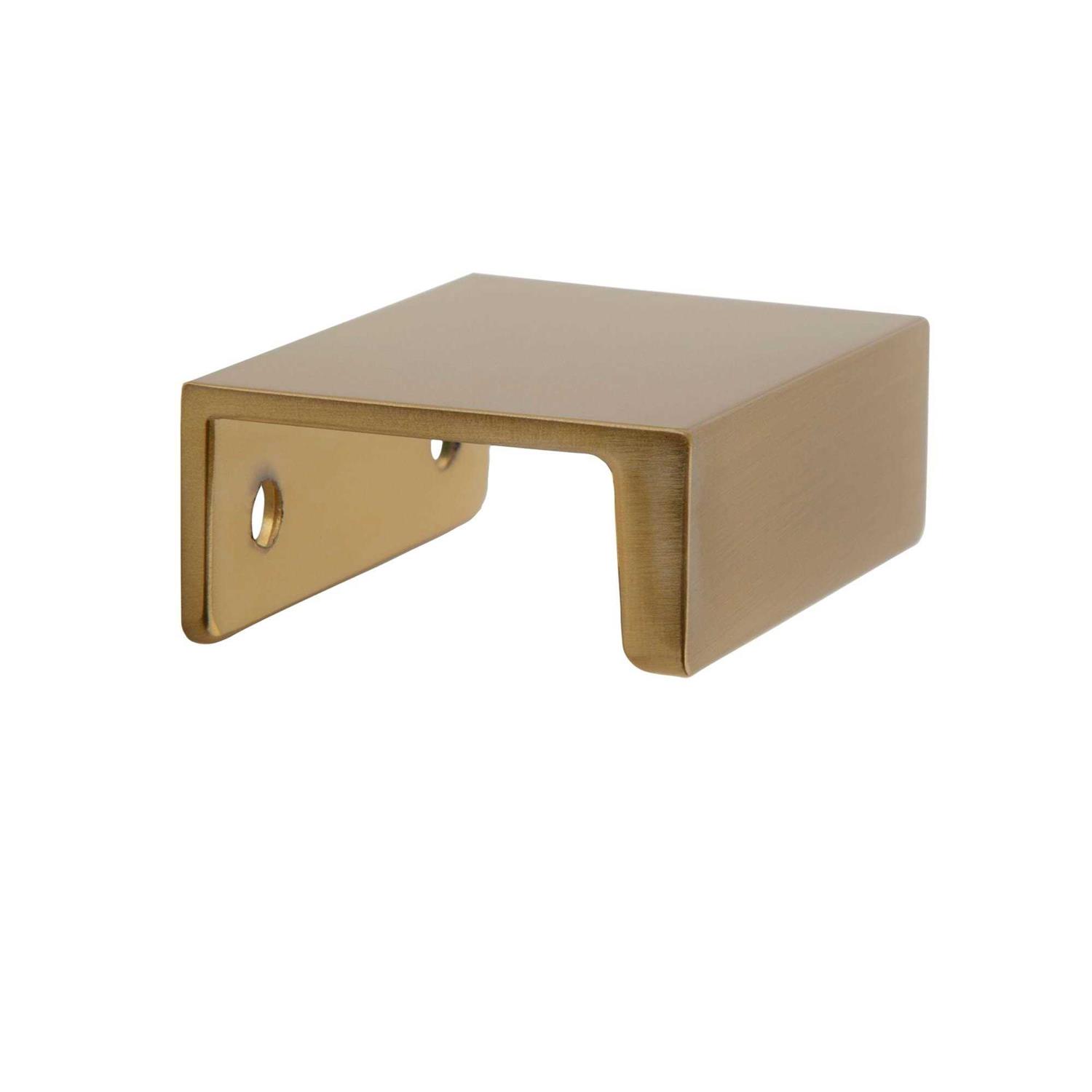 Sumner Street Home Hardware 10 Pack Martin 1-1/4 inch Satin Brass Finger Pull - Image 3