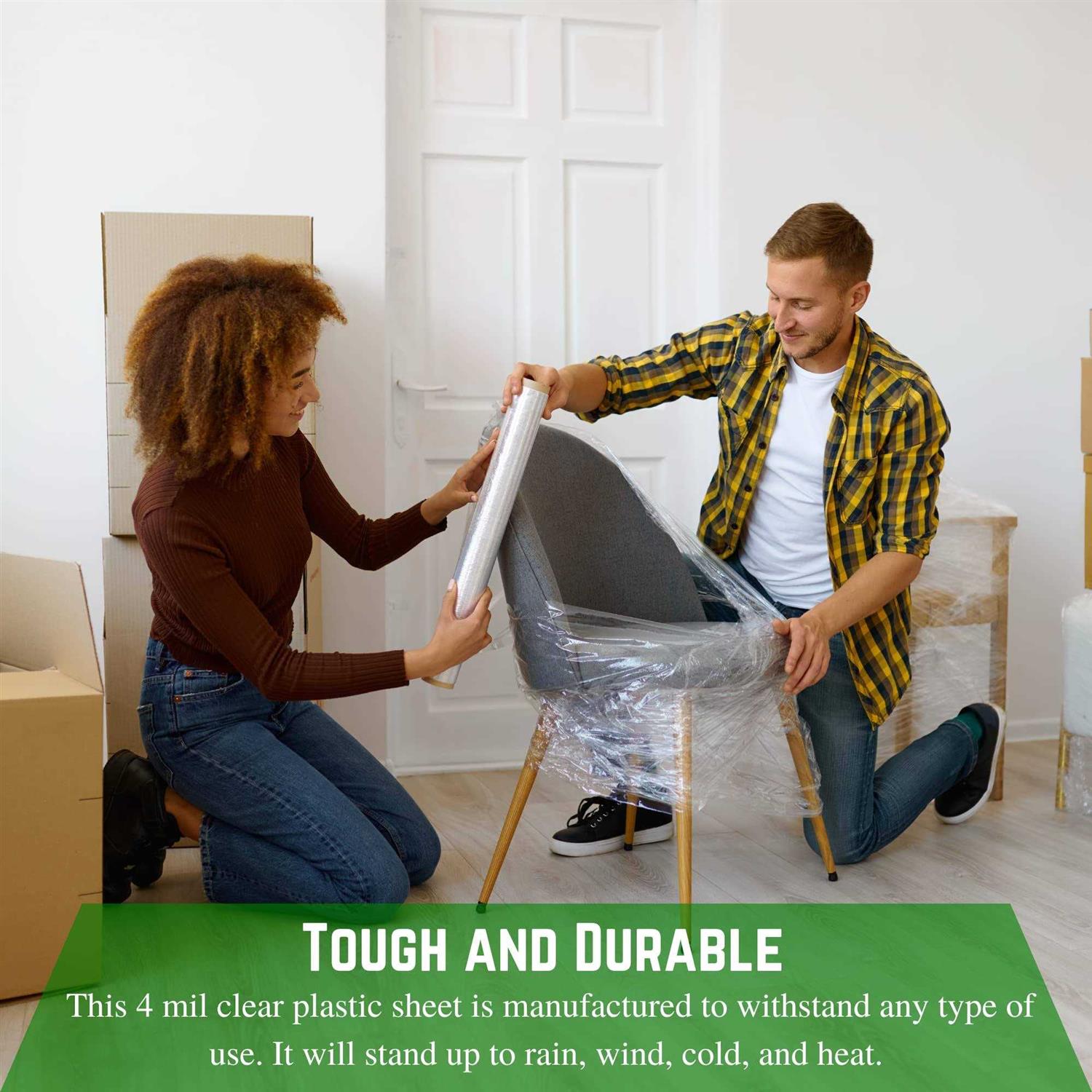 Farm Plastic Supply Clear Plastic Sheeting mil Thick Plastic Sheeting - Image 3