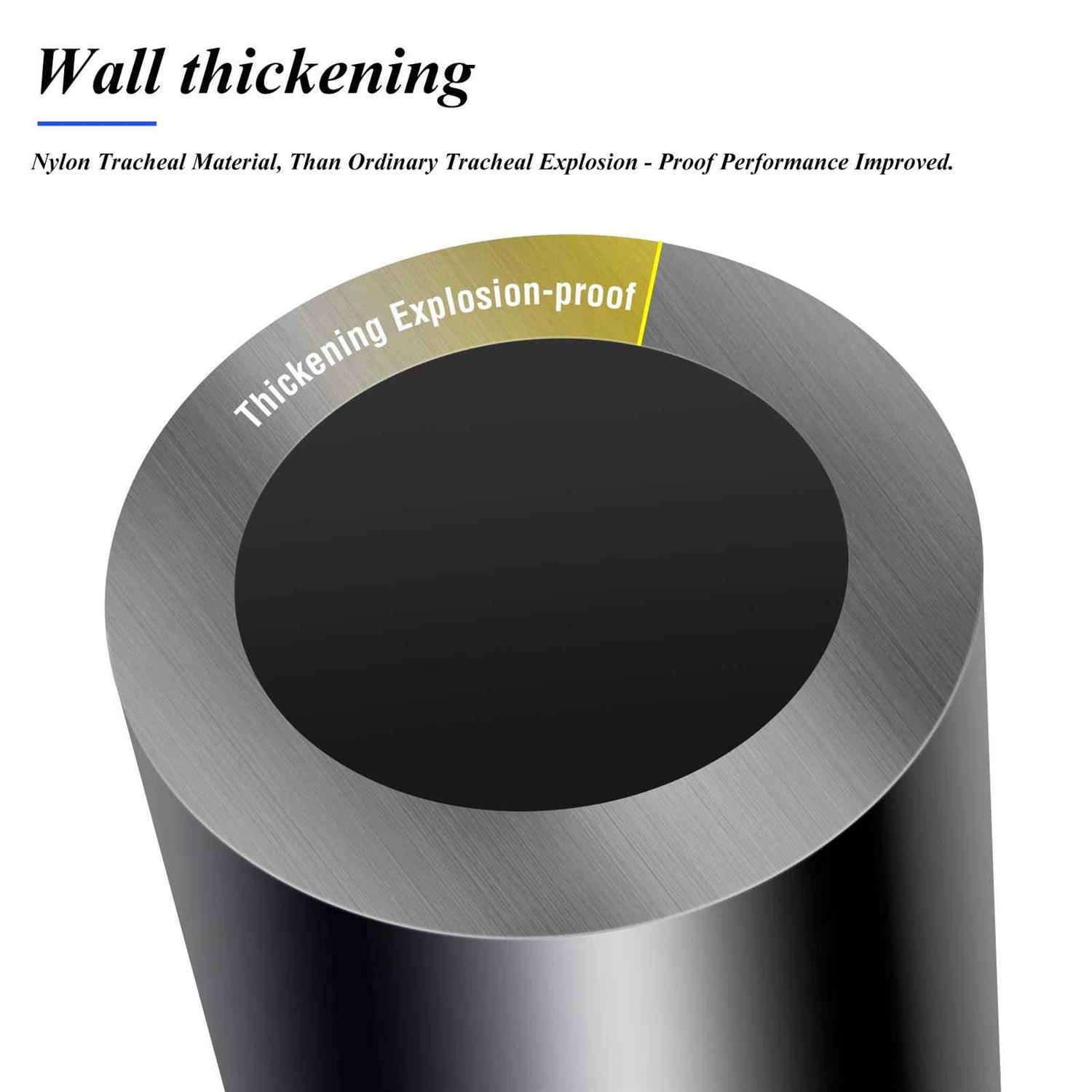 TAILONZ Pneumatic Air Line DOT od Black Pneumatic Nylon Tube 32.8ft Air Brake Tubing Nylon Hose - Image 4