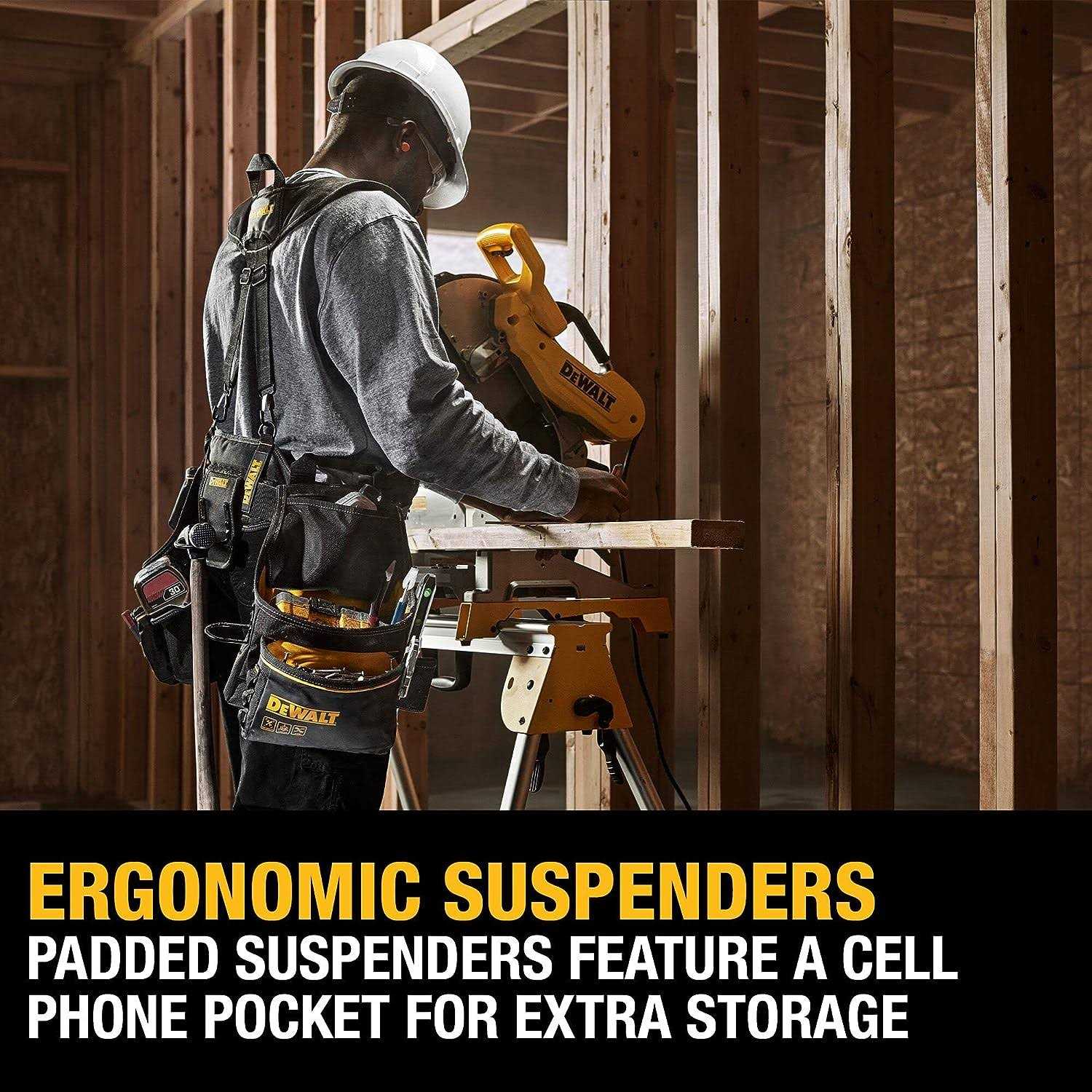 DeWalt Professional Tool Rig with Suspenders DWST540602 - Image 4