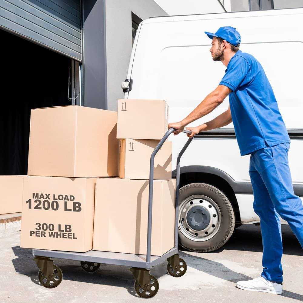 Factorduty 4 All Black Metal Swivel Plate Caster Wheels Heavy Duty High-Gauge Steel - Image 4