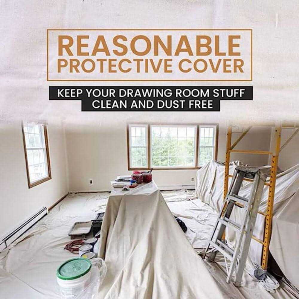 Corporate Hills Canvas Drop Cloth for Painting Pure Cotton Painters Drop Cloth for Painting - Image 5