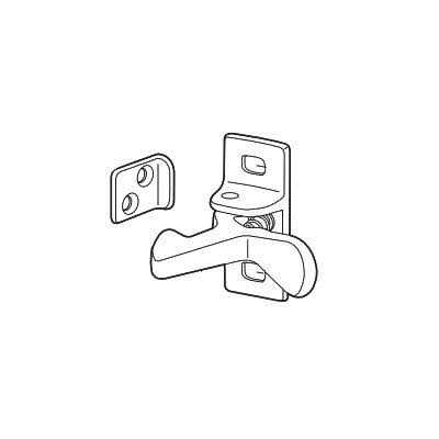 Prime Line U 10882 Satin Nickel Cabinet Door Elbow Catch - Image 3