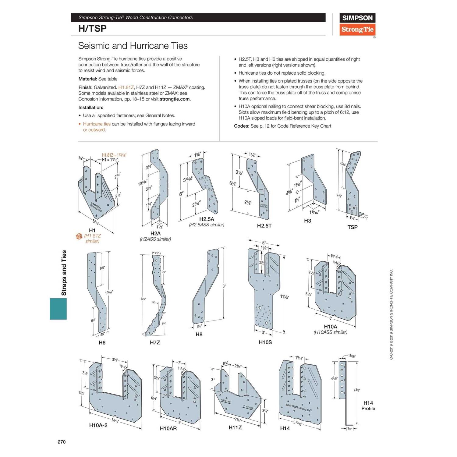 Simpson Strong Tie H1Z Hurricane Tie - Image 5