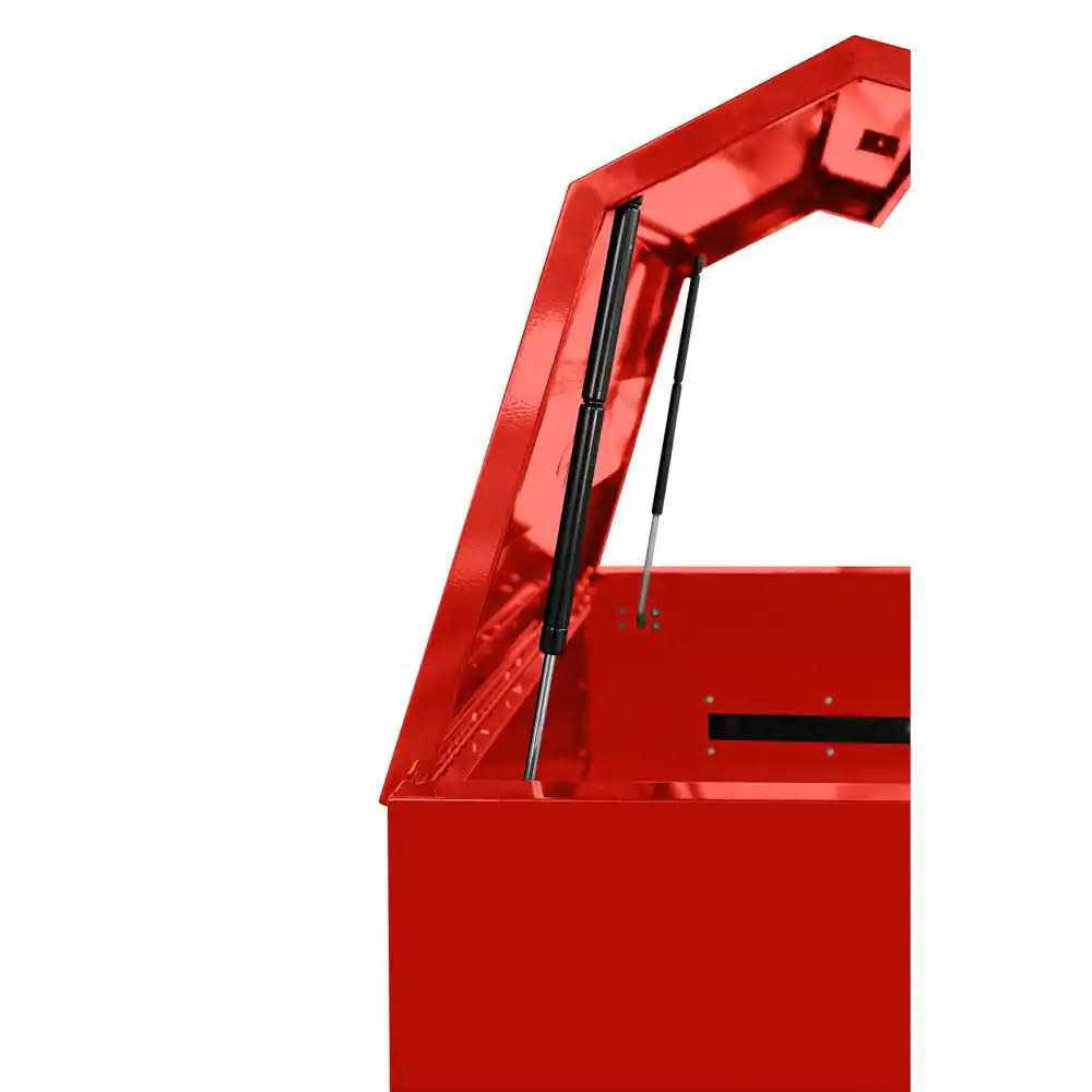 Husky 41 in. W x 24.5 in D Standard Duty 16-Drawer Combination Rolling Tool Chest and Top Tool Cabinet Set in Gloss Black - Image 4