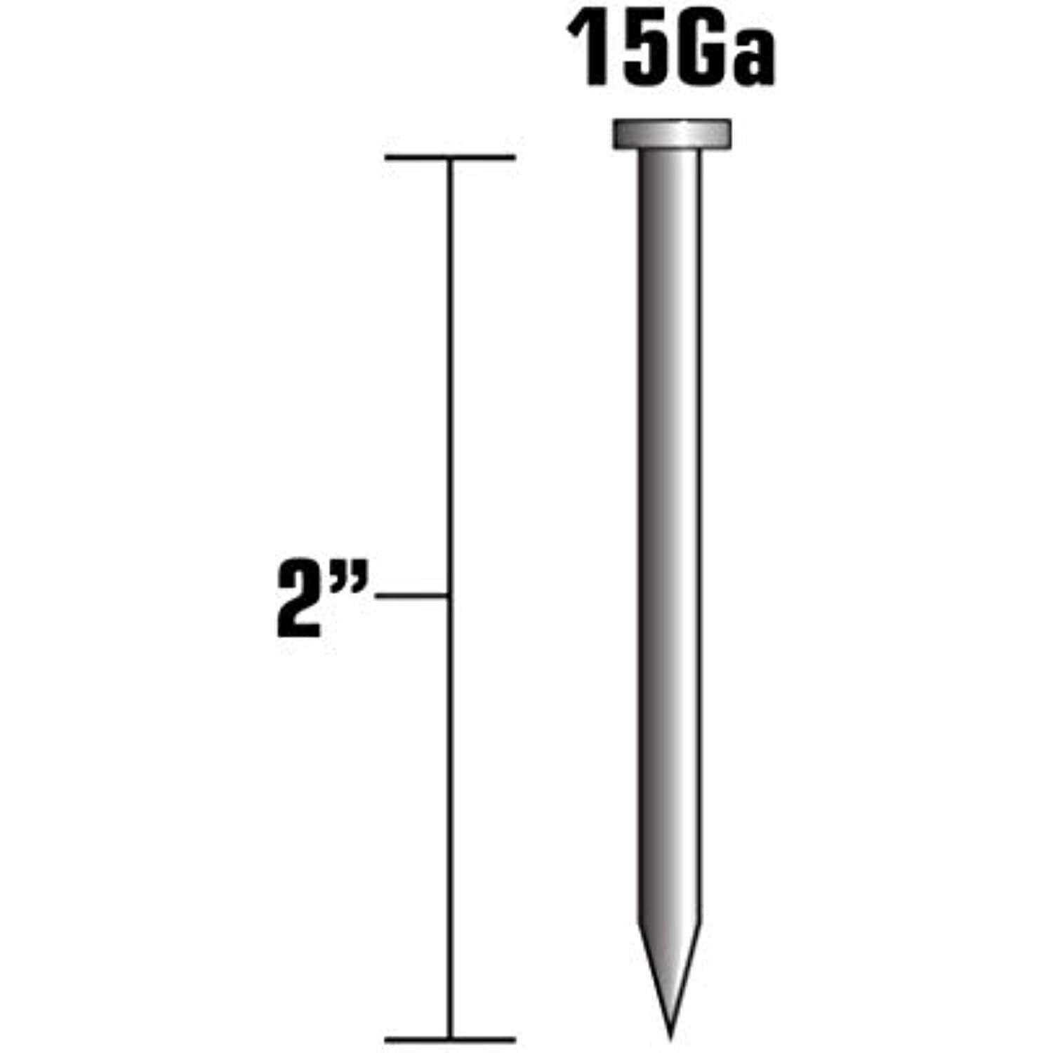 Metabo HPT 2 in. 15 Gauge Angled Strip Finish Nails Smooth Shank 24204SHPT - Image 5