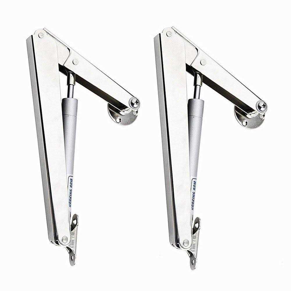 Douper 200n Gas struts Heavy Duty soft close Lid Support hinges Automatic Slow Lowering Safety Pneumatic Lid Lifters Gas Springs Pack of 2 - Image 3