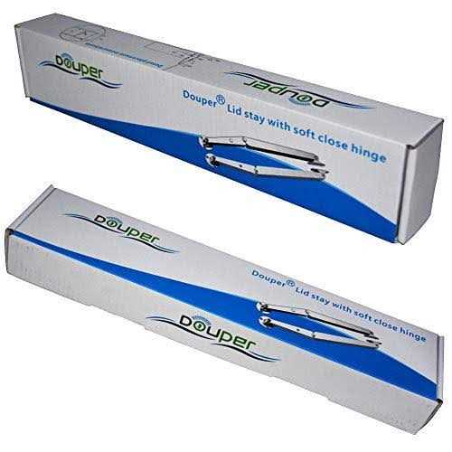 Douper 200n Gas struts Heavy Duty soft close Lid Support hinges Automatic Slow Lowering Safety Pneumatic Lid Lifters Gas Springs Pack of 2 - Image 4