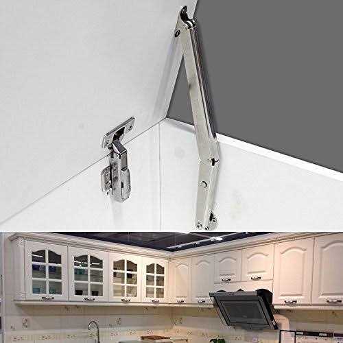 Douper 200n Gas struts Heavy Duty soft close Lid Support hinges Automatic Slow Lowering Safety Pneumatic Lid Lifters Gas Springs Pack of 2 - Image 5