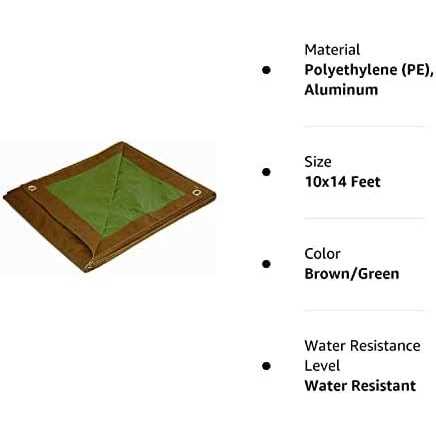 Foremost Dry Top Tarp Brown Reversible Tarp - Image 5