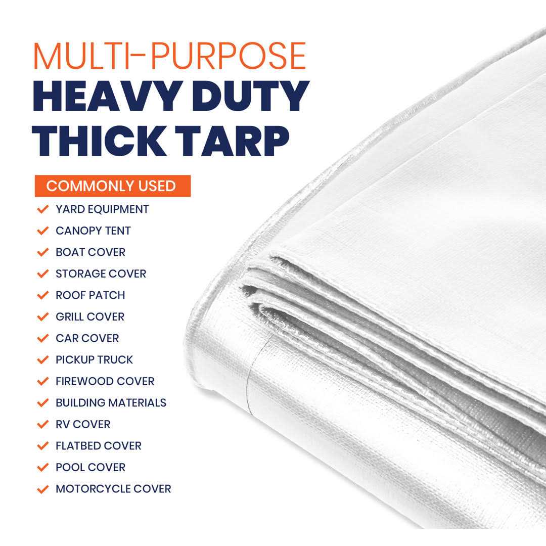 Extra Heavy Duty Mil Waterproof Cover Tarp Tarpco Safety - Image 4