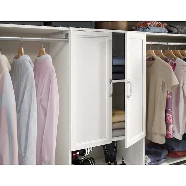 Closetmaid Style+ 25 in. W Traditional White Closet Door Kit - Image 3