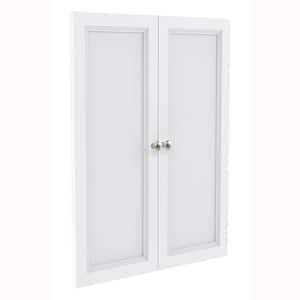 Closetmaid Style+ 25 in. W Traditional White Closet Door Kit - Image 4