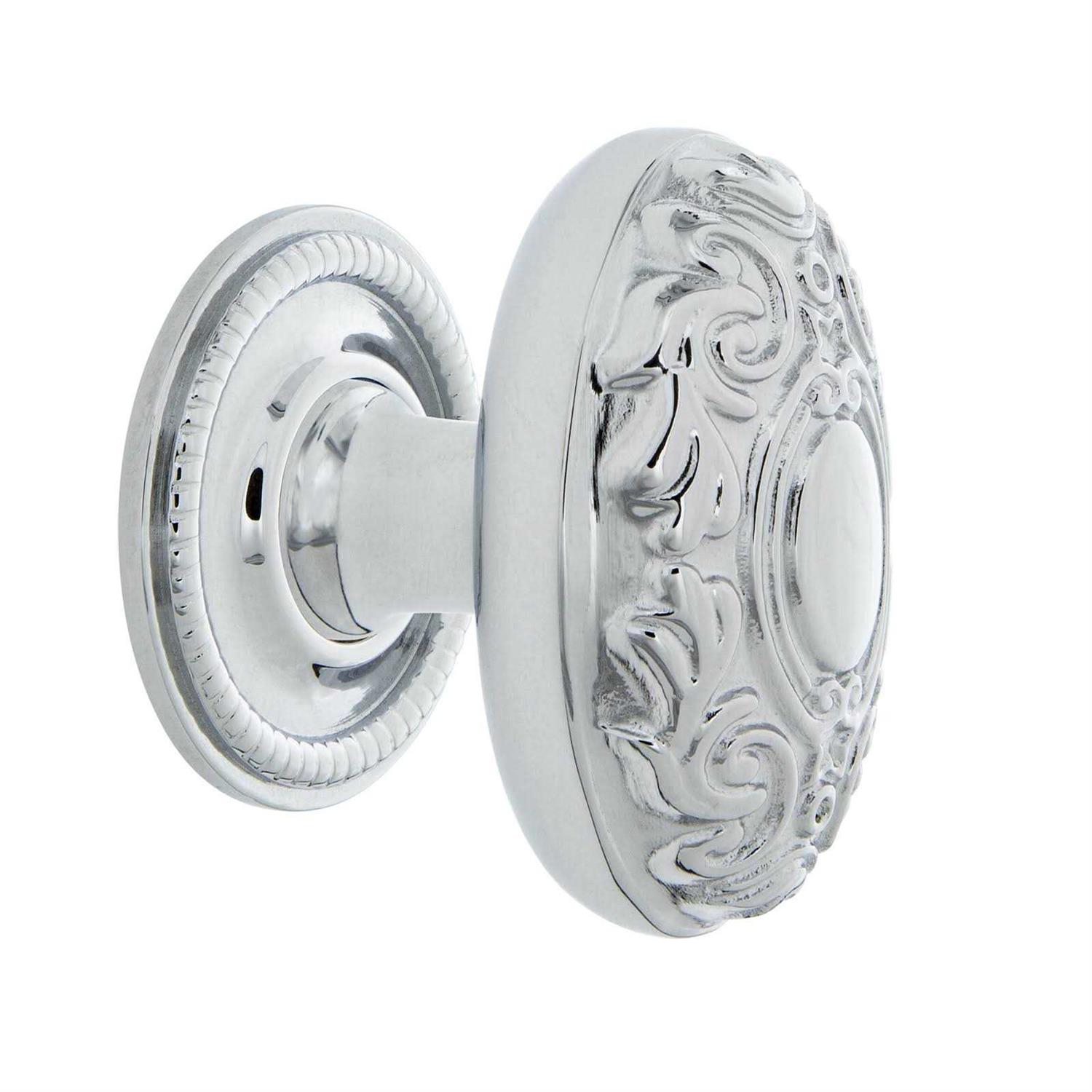 Nostalgic Warehouse Victorian Brass 1 3/4 Cabinet Knob Rope Rose