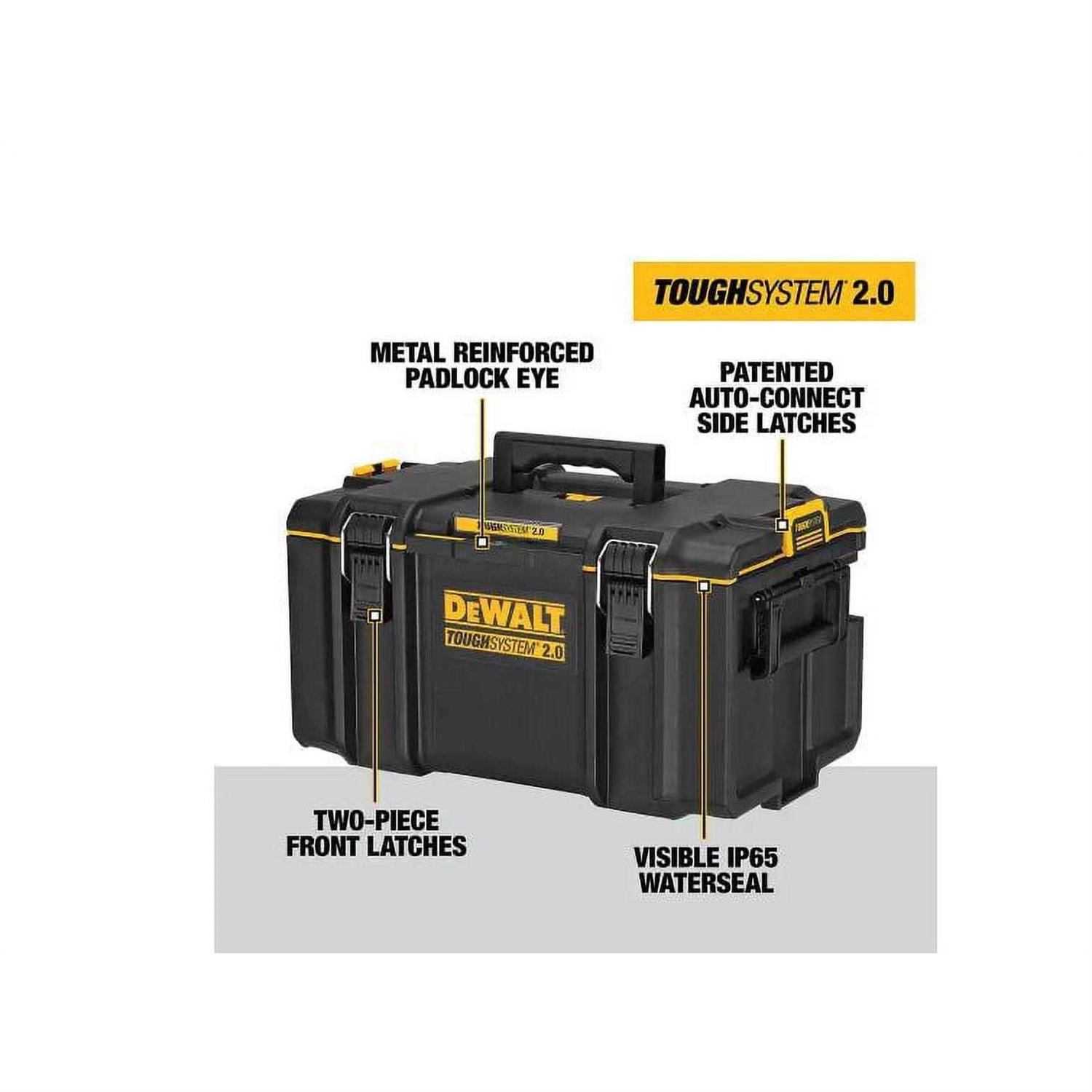 DEWALT TOUGHSYSTEM 2.0 Small Tool Box, TOUGHSYSTEM 2.0 22 in. Large Tool Box and TOUGHSYSTEM 2.0 24 in. Mobile Tool Box - Image 4