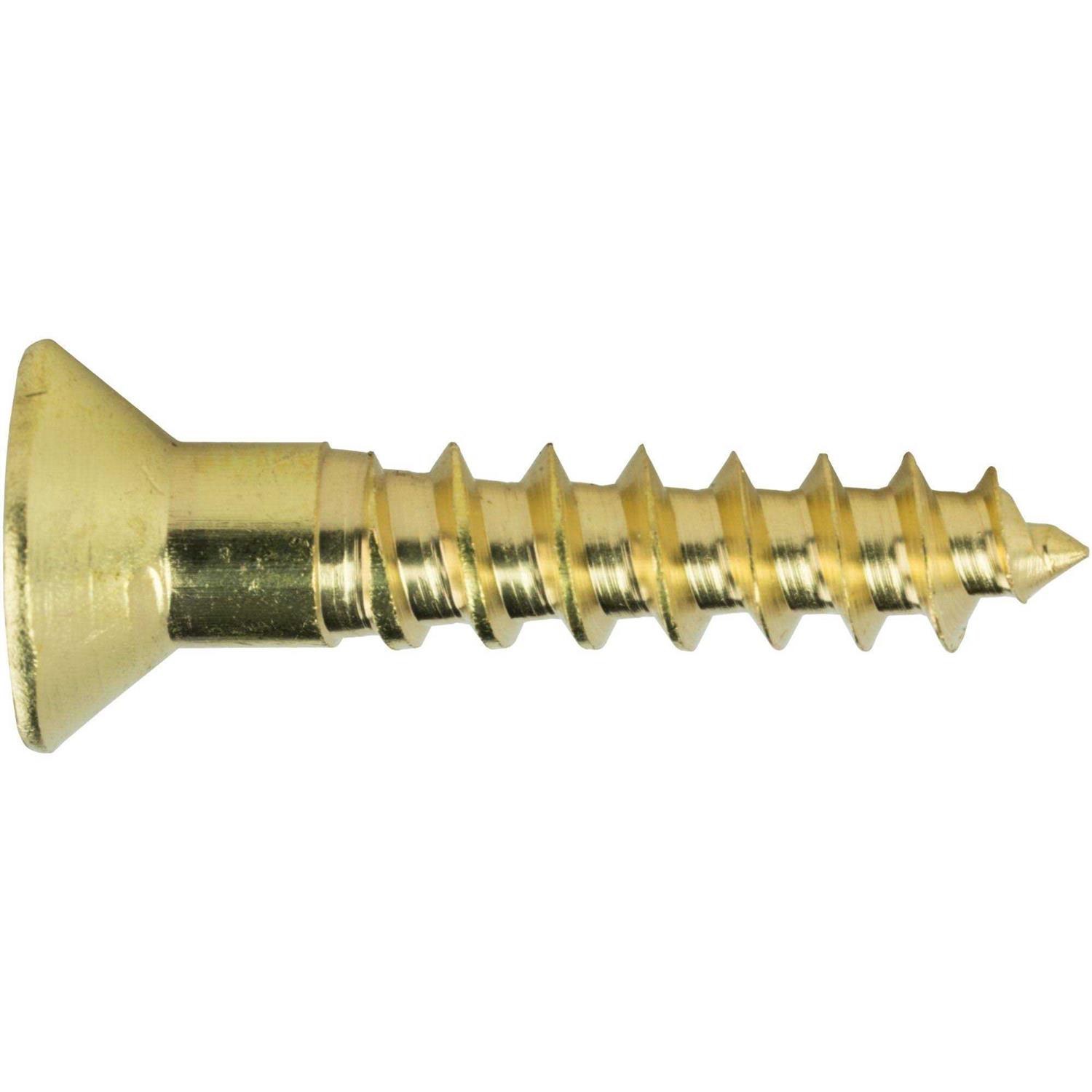 Phillips Flat Head Wood Screws Solid Brass Qty - Image 3