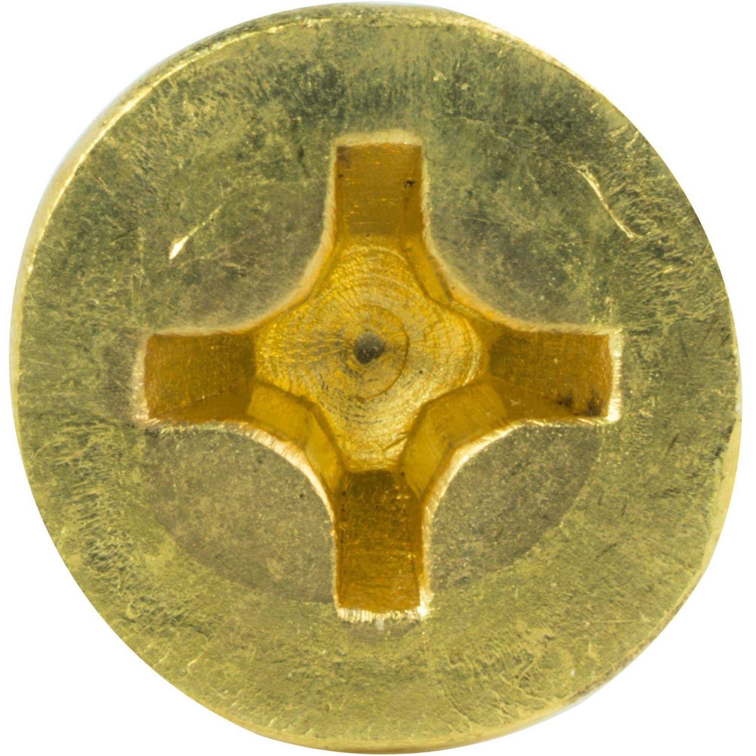 Phillips Flat Head Wood Screws Solid Brass Qty - Image 4