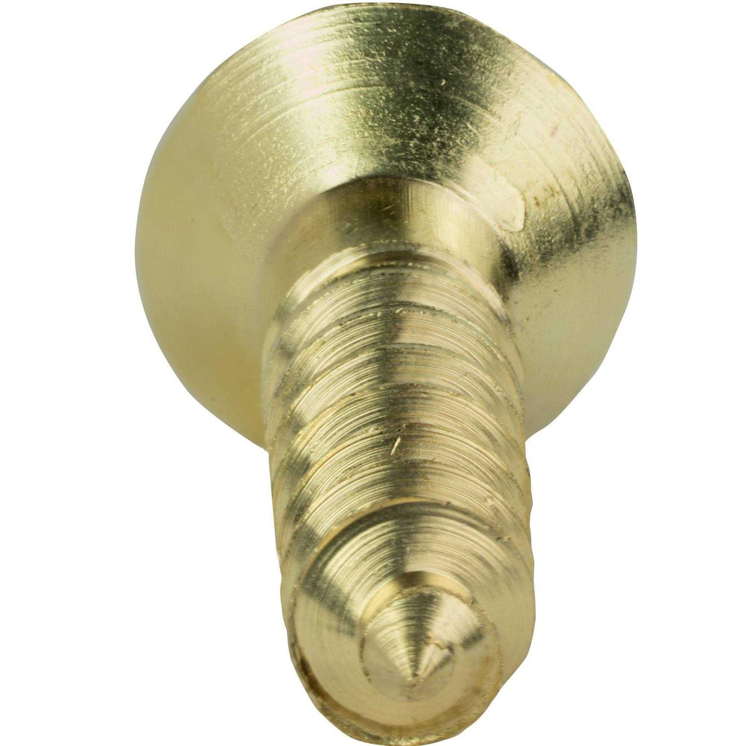 Phillips Flat Head Wood Screws Solid Brass Qty - Image 5