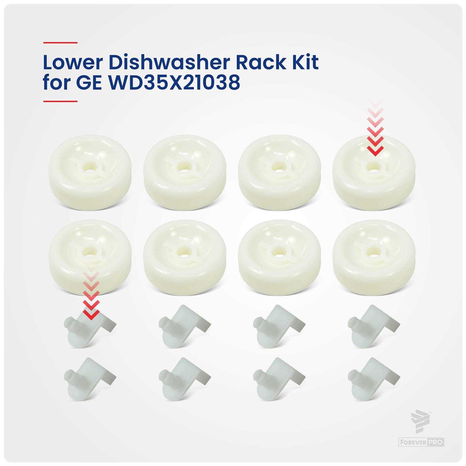 ForeverPRO WD35X21038 Lower Rack Wheel Kit for GE Appliance - Image 3