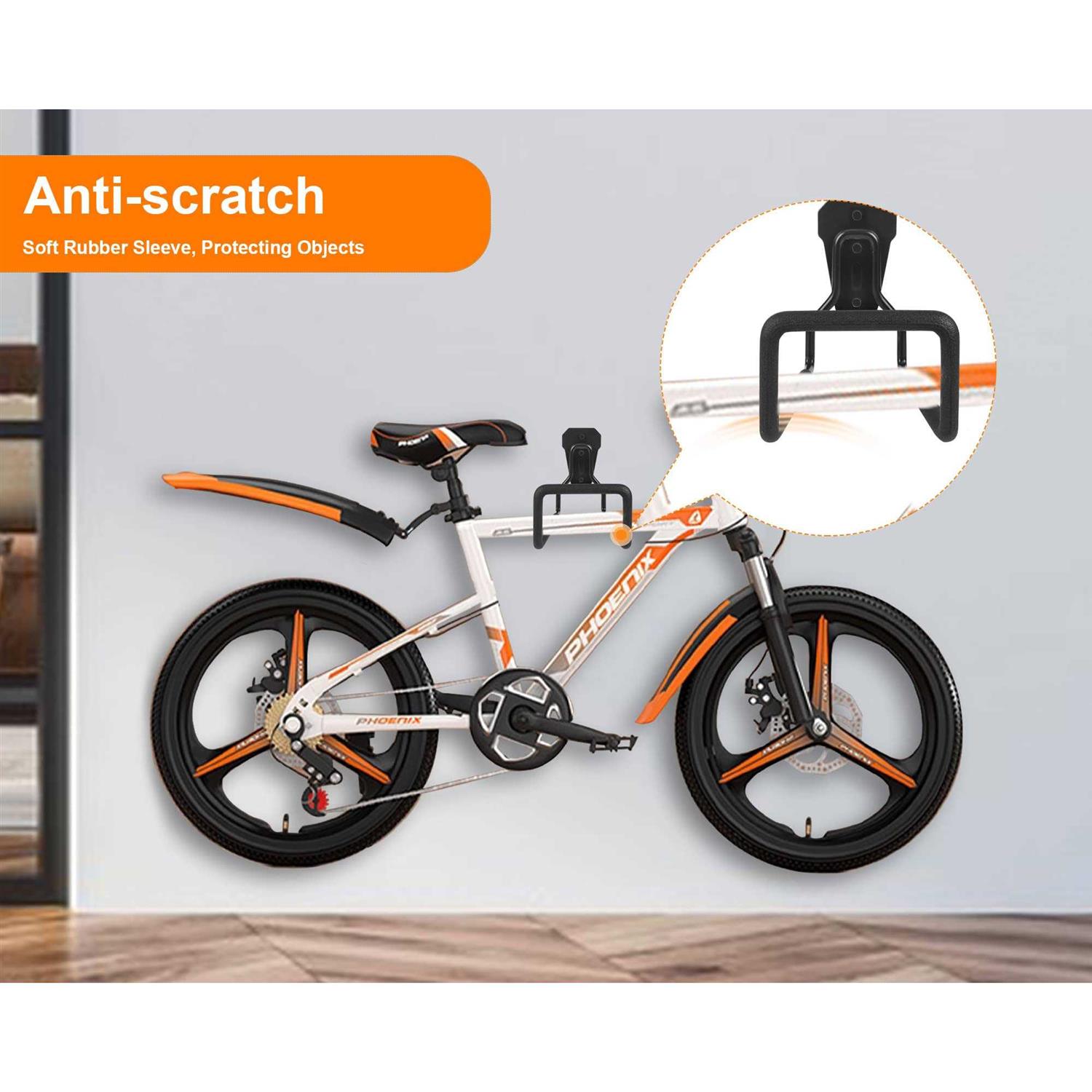 PeoMev Metal Garden Hose Holder Heavy Duty Hose Hanger Wall Mounted Water Hose Holder for Outside Yard - Image 3