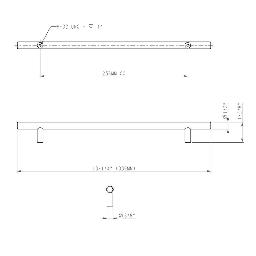 Elements Naples Cabinet Pull - Image 4