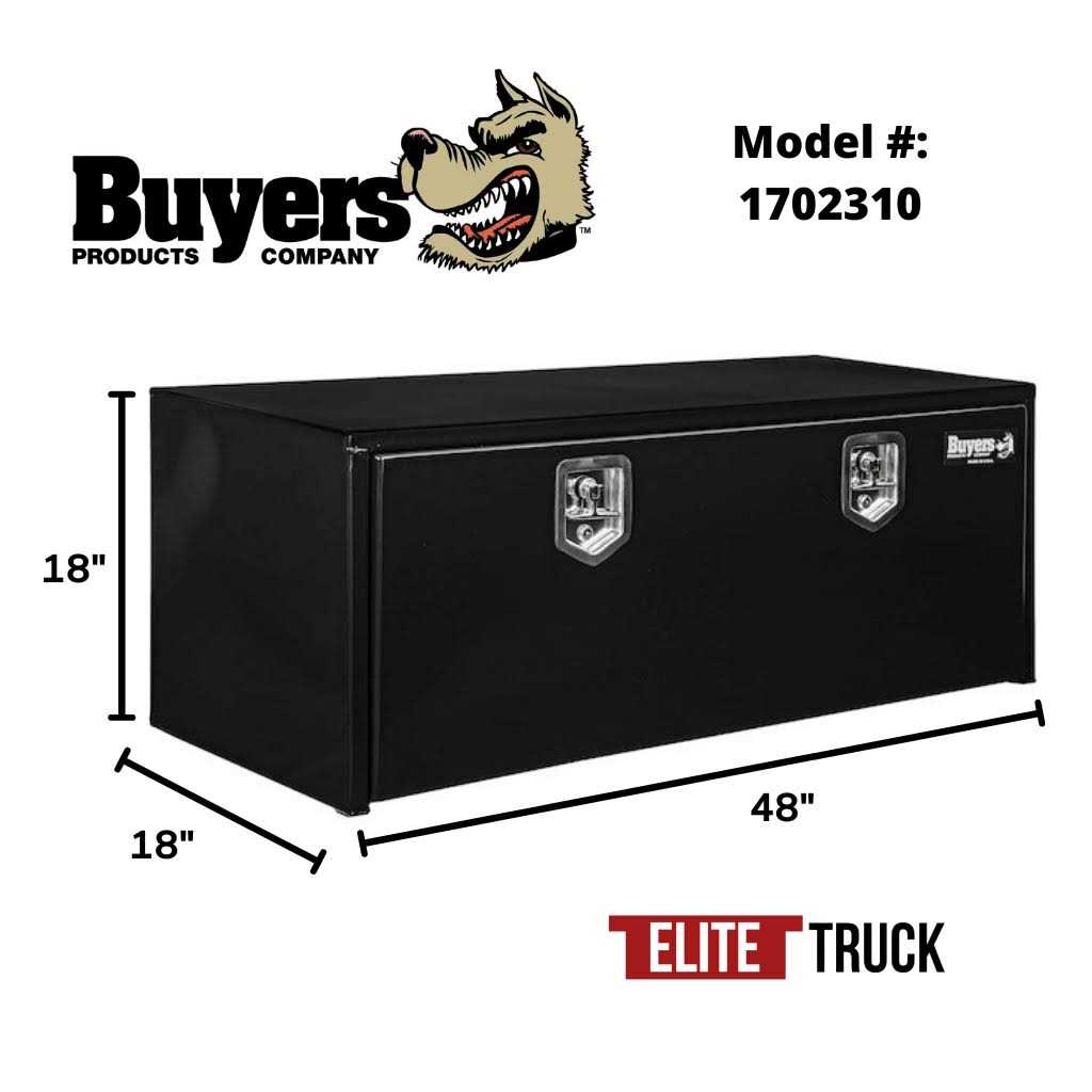 Buyers Products Underbody Truck Box 1702310 - Image 5