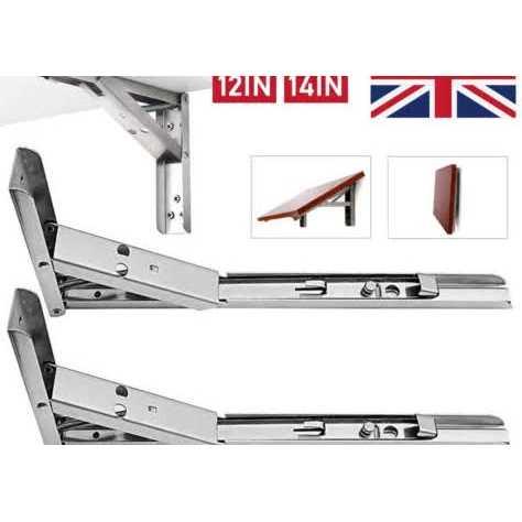 EZYDECOR 6 Pcs Heavy Duty Shelf Brackets Wall Mounted Industrial Metal Shelving Supports with Lip - Image 4