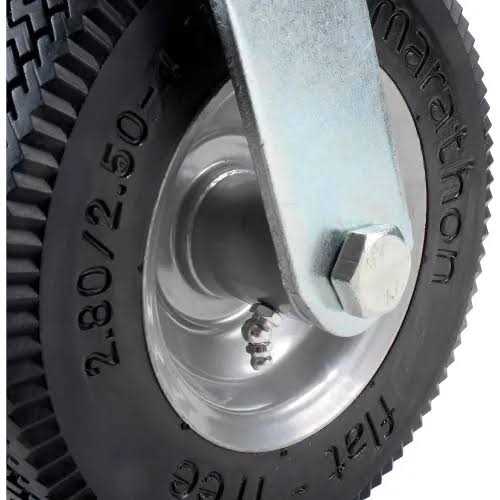 Marathon 8 Swivel Caster with Flat Free Tire 00316 - Image 3