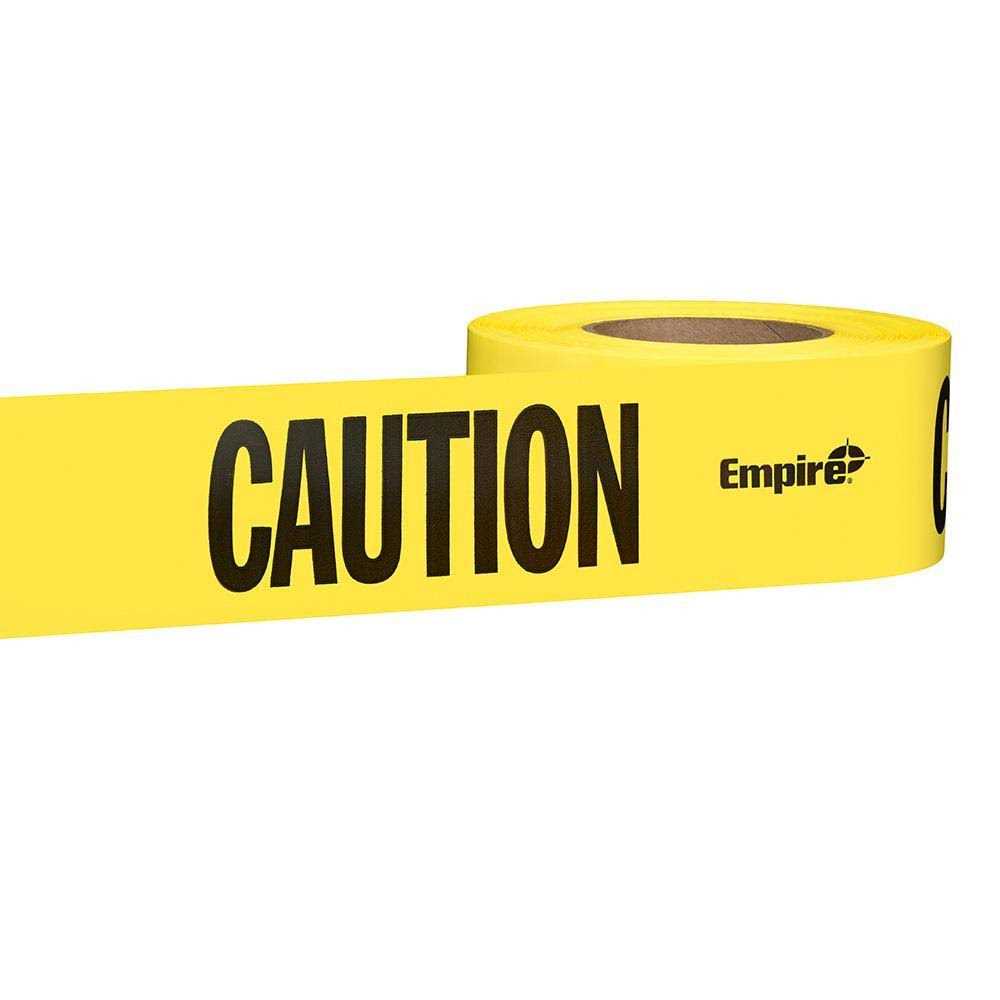 Empire 77-1002 Yellow 'Caution/Cuidado' Barricade Tape - Image 5