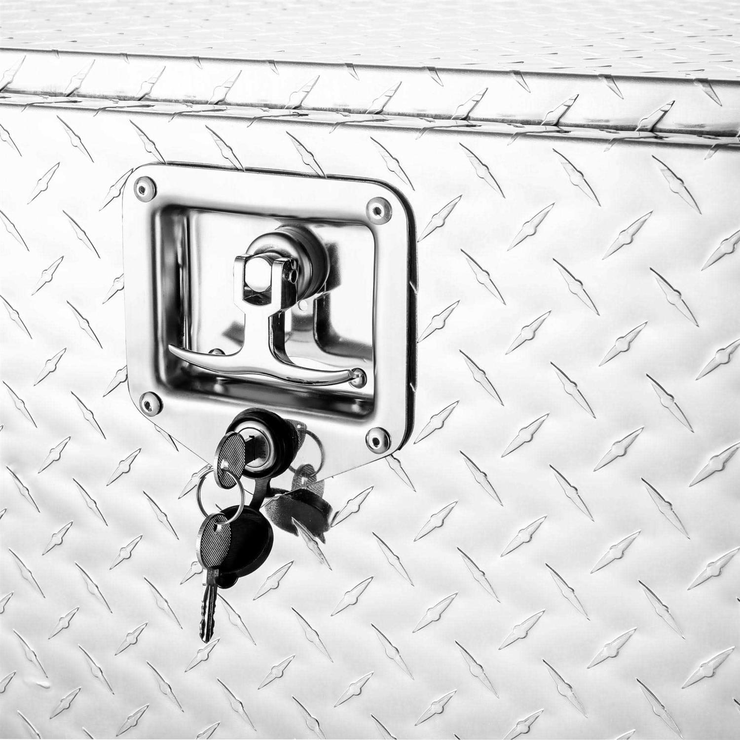 Arksen Heavy Duty Aluminum Diamond Plate Tool Underbody Box - Image 4