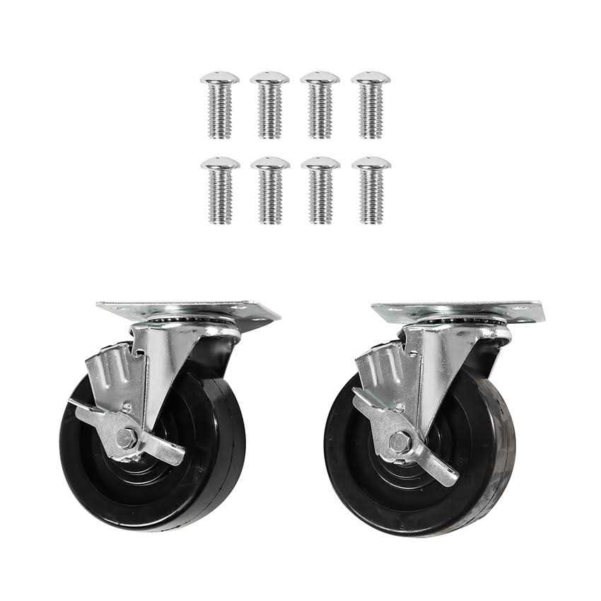 Seville Classics UltraHD 5-Inch Swivel Wheels - Image 4