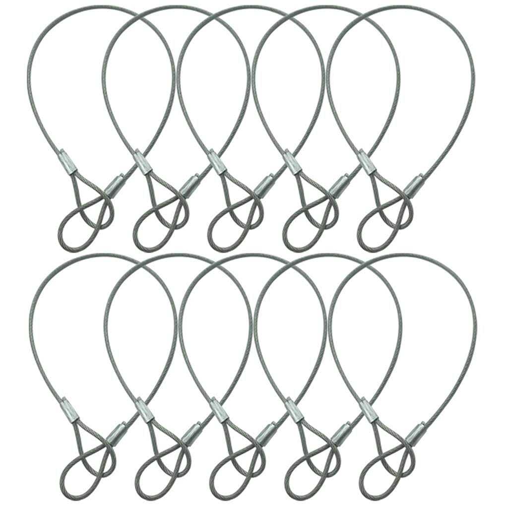 SSACK Stainless 304 Steel Looped Aircraft Cable Length of 10inch 12inch 14inch 20inch - Image 4