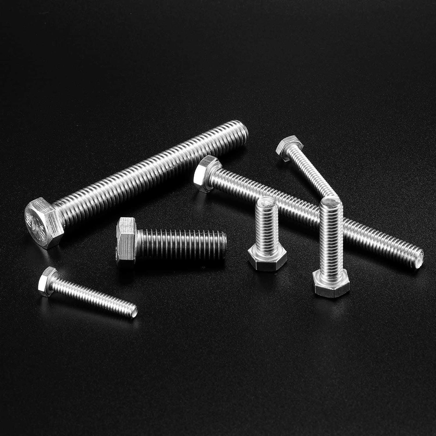 SG TZH Hex Head Screw Bolt 20Pcs 18-8 Stainless Steel - Image 5