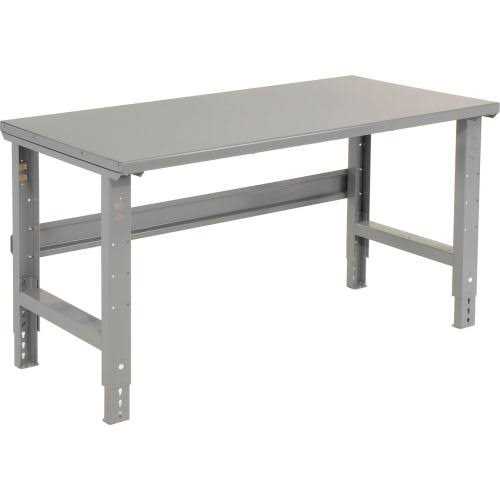 Global Industrial 36 Adjustable Height Workbench C-Channel Leg - Image 3