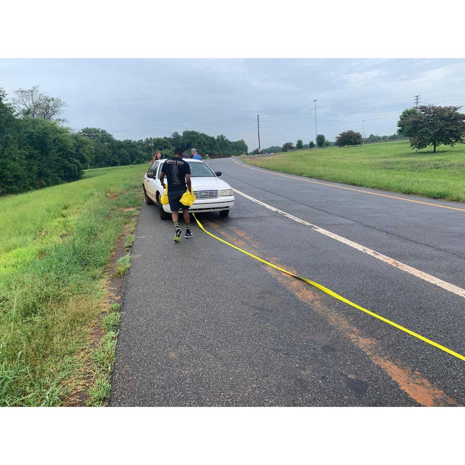 Hfs 4.5 Ton 2 Inch X 30 Ft. Polyester Tow Strap Rope 2 Hooks 9000lb Towing Recovery - Image 3