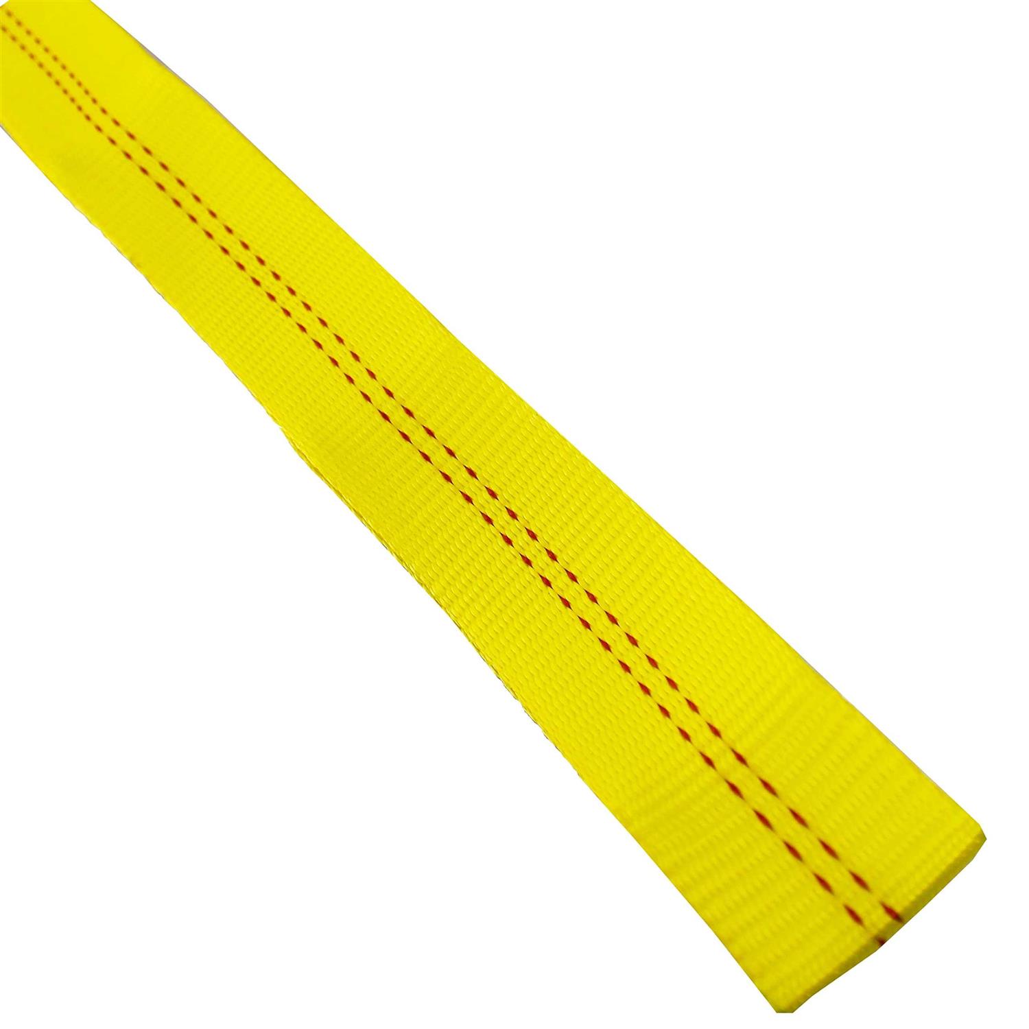 Hfs 4.5 Ton 2 Inch X 30 Ft. Polyester Tow Strap Rope 2 Hooks 9000lb Towing Recovery - Image 4