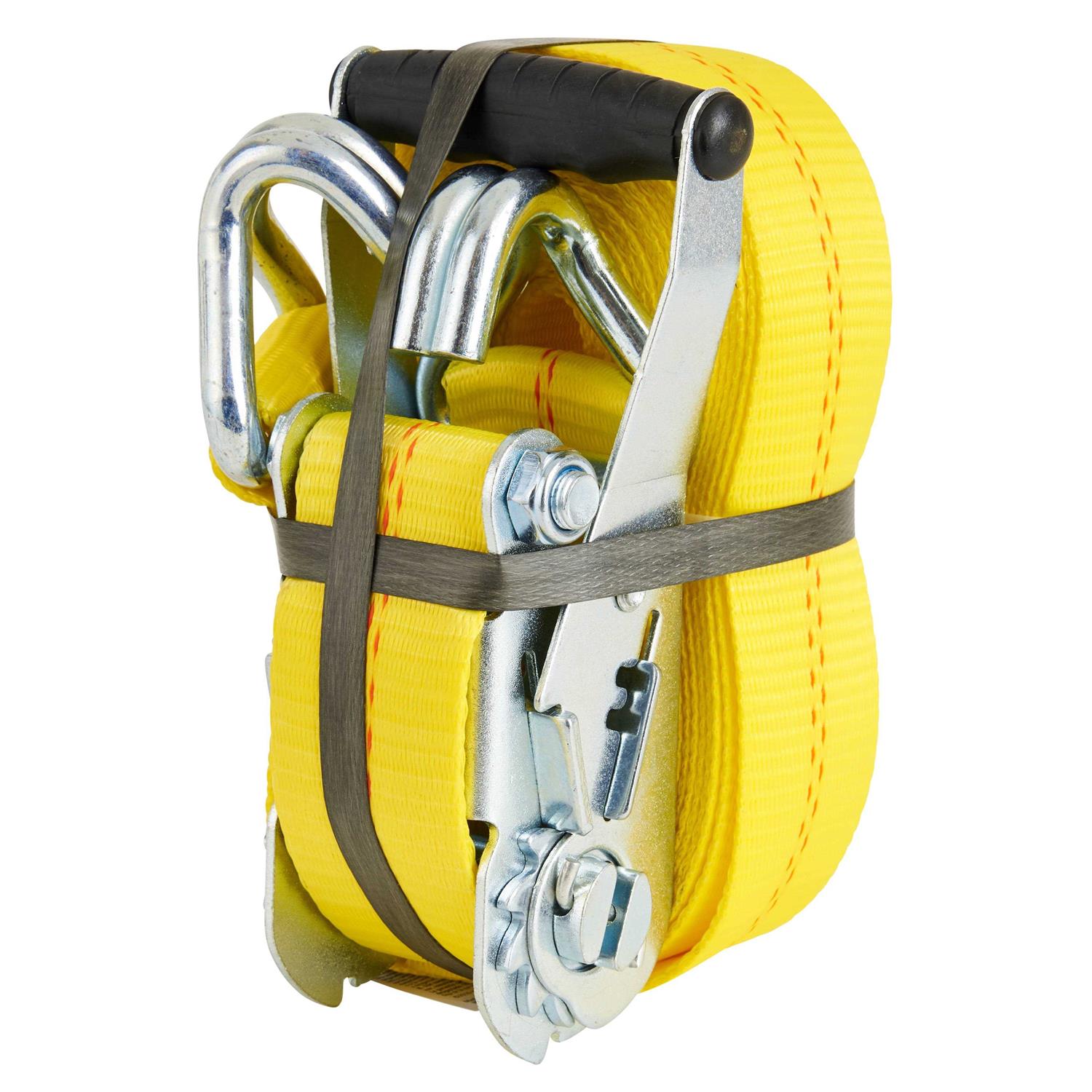 Cargo Zone 2 x 27' Heavy Duty Steel Ratchet Tie-Down Strap - Image 5