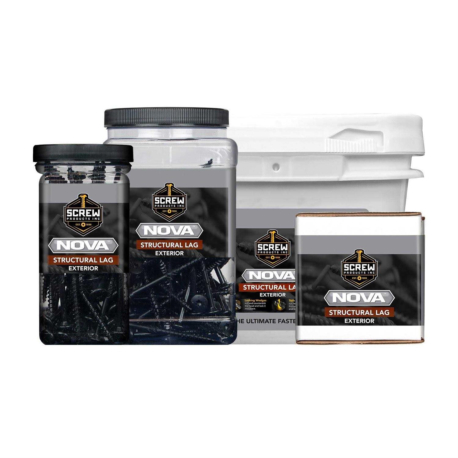 Screw Products Inc. #14 x 1-1/2 Nova Exterior Structural Lag Screws Star Drive SP-30511 - Image 3